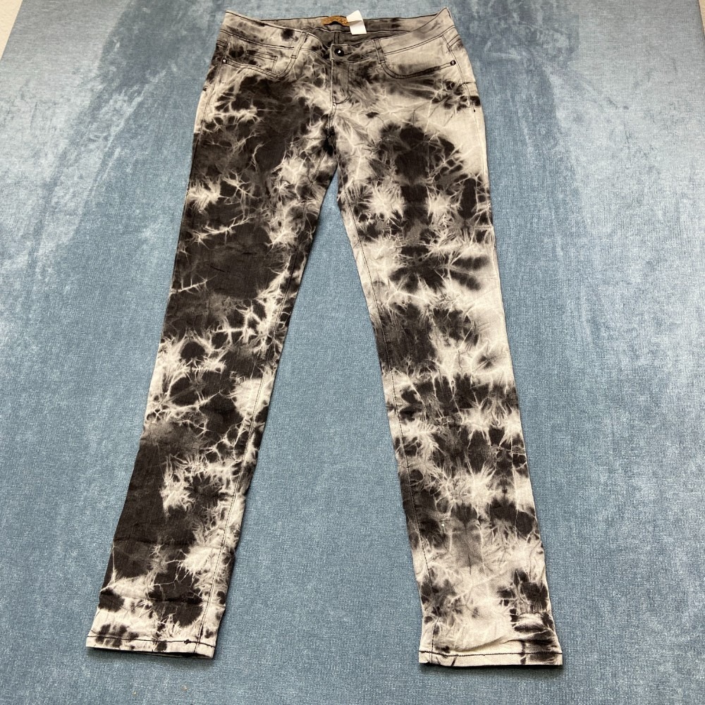 Watch LA Jeans Womens 11 Multicolor Stretch Tie Dye All Seasons Straight Leg